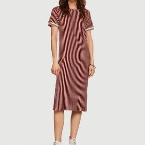 Scotch Soda Poolside Terry coverup midi dress